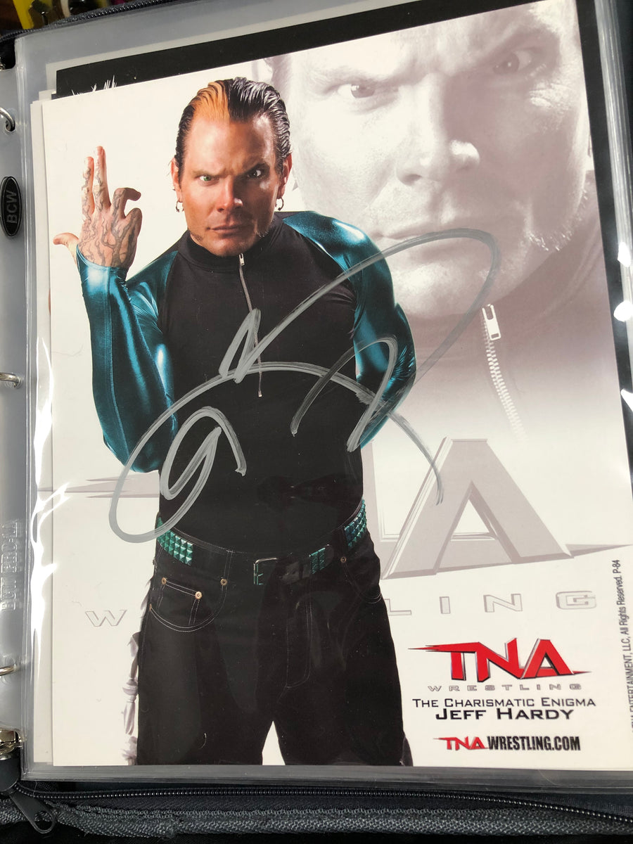 JEFF HARDY - TNA Promo Signed – Leeloo Multiprops, LLC