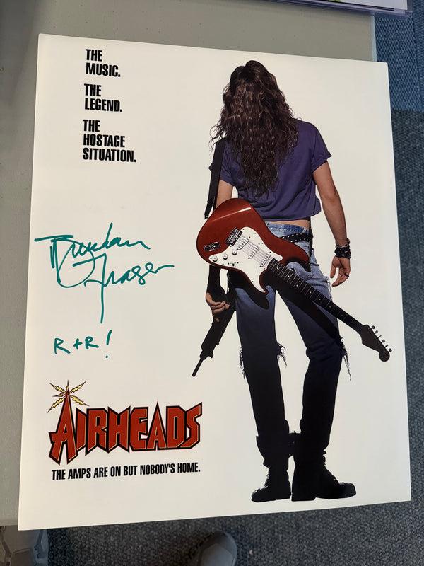 Brendan Fraser 16x20 Signed Airheads (b)