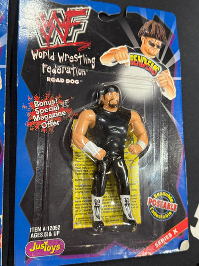 WWF New aged outlaws bend-ems carded wrestling figure set of 2 Billy Gunn road dogg