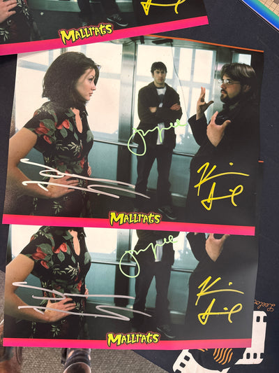 Mallrats triple signed: Kevin Smith, Shannen Doherty and Kason Lee