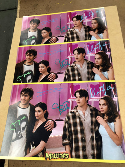 12x18 Mallrats complete signed by all 4 RARE: WINTER DEAL 2024