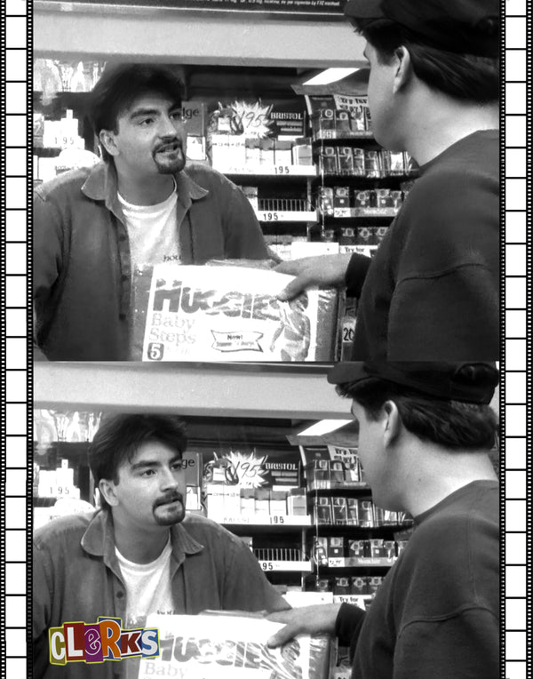 Clerks Customers - 'In A Row?' Mike Belicose 11 x 14