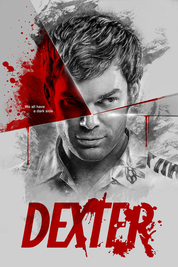 Dexter 12x18 poster (b)  signed by Michael C. Hall