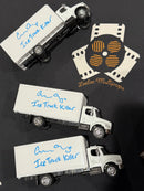 Christian Camargo ‘Ice Truck Killer’ signed 1:43 die-cast truck (starts shipping first week of Aug)