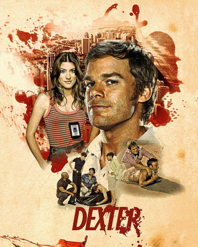 Dexter Cast 16x20 (a) signed by 7: Michael C. Hall, Jenn Carpenter, James Remar, Christian Camargo, David Zayas, Erik King, Yvonne Strahovski (pre order)