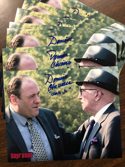 Sopranos “Uncle Jr” 8x10 (c) Dominick Chianese