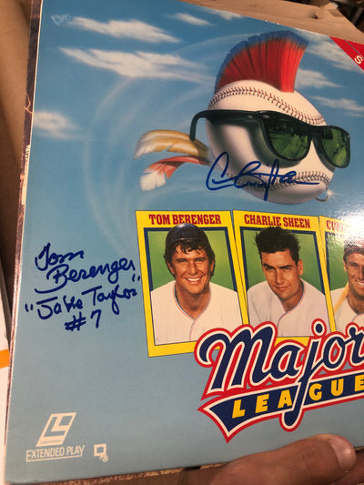 Major League cast signed laserdisc sleeve (no disc)