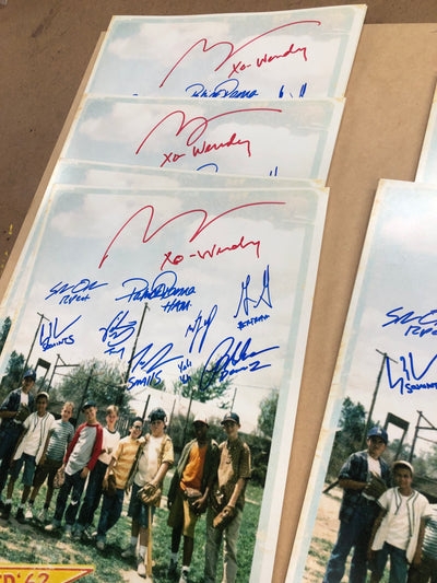 The Sandlot 12x18 (e) cast of 9 WINTER DEAL 2024