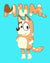 Bluey’s Mum 8x10 (a) signed by Melanie Zanetti