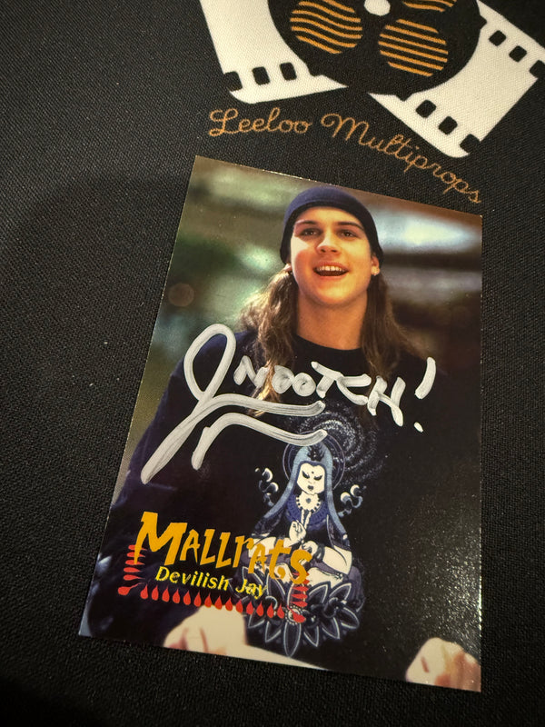 Mallrats Jay Mewes signed card