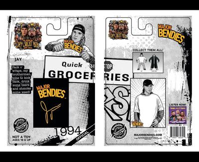Jay & Silent Bob Bendie Clerks figure set from the Major Bendies toy line