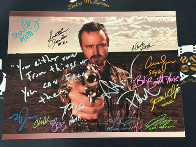 Breaking Bad 12x16 (B9)cast of 13: Dean, Aaron(w/long quote), Gunn, RJ, Odenkirk, Banks, Cruz, Matt, Charles, Betsy, Luis & Daniel Moncada, Steven Q.