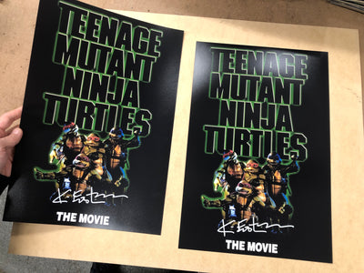 Ninja Turtles (a) signed 12x18 Kevin Eastman WINTER DEAL 2024