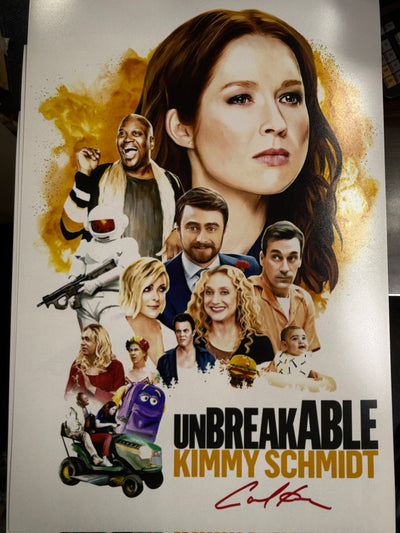 Carol Kane signed 12x18 Kimmy Schmidt