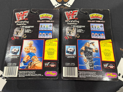 WWF New aged outlaws bend-ems carded wrestling figure set of 2 Billy Gunn road dogg