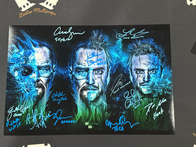 Breaking Bad 12x18 (A2)cast of 12: Dean, Gunn, RJ, Odenkirk, Banks, Cruz, Matt, Charles, Betsy, Luis & Daniel Moncada, Steven Q.