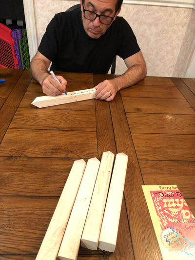 The Lost Boys signed vampire stake: Frog Brother Jamison Newlander
