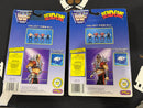 WWF legion of doom LOD bend-ems carded wrestling figure set of 2 hawk animal