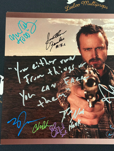 Breaking Bad 12x16 (B9)cast of 13: Dean, Aaron(w/long quote), Gunn, RJ, Odenkirk, Banks, Cruz, Matt, Charles, Betsy, Luis & Daniel Moncada, Steven Q.