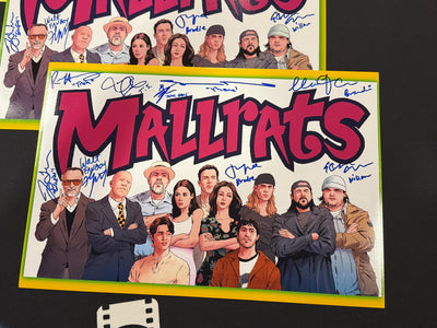 Mallrats 12x18 (A1) cast of 9: Doherty, Jason, Claire, London, Ethan, Joey, Renee, Bryan, Walt
