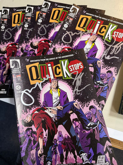 Quick Stops comic (B) dual signed Jason Lee & Jeff Anderson