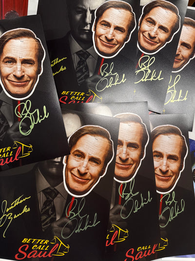 Better Call Saul-dual signed 11x14 Banks & Odenkirk (a)