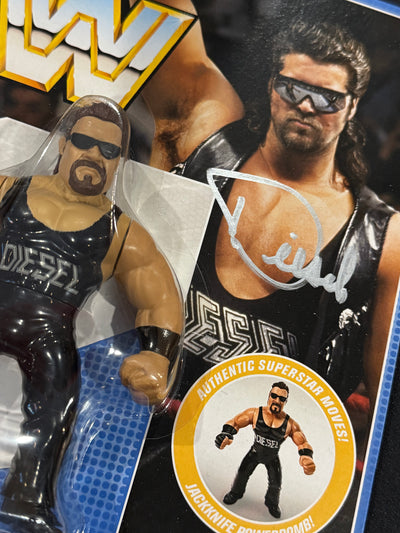 KEVIN NASH - Signed WWE Diesel Retro Figure in His "Diesel" Gimmick