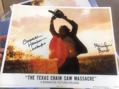 *Black Friday 2024* Texas Chainsaw Massacre 11x14 (b) dual signed Gunnar Hansen and Marilyn Burns