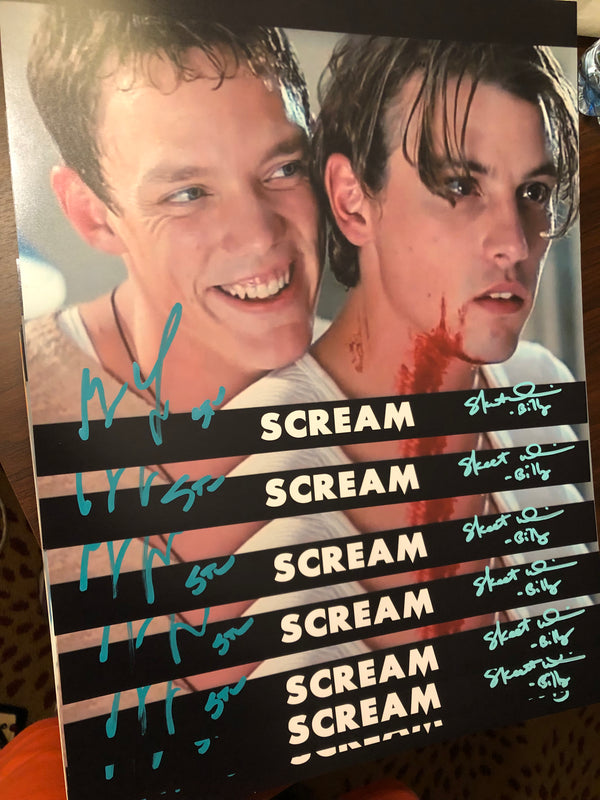 Scream dual 11x14 Matt Lillard & Skeet Ulrich