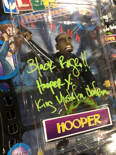 Chasing Amy ‘Hooper’ figure signed w/ “Black Rage!” Inscription (green)