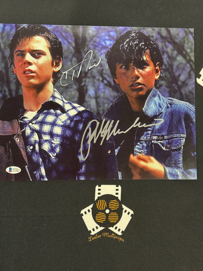 Outsiders 11x14 dual signed Thomas C. Hall & Ralph Macchio