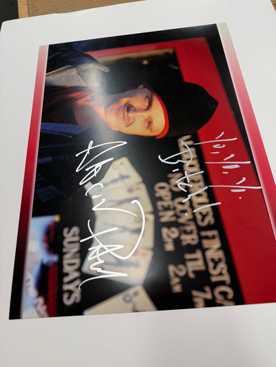 Aaron Paul signed w/quote 12x16 (b)