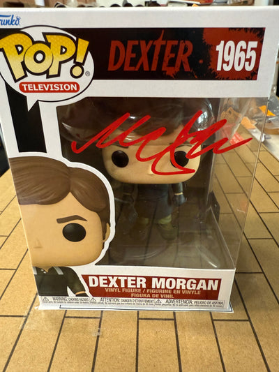 Dexter signed Funko pop Michael C. Hall (red-C)
