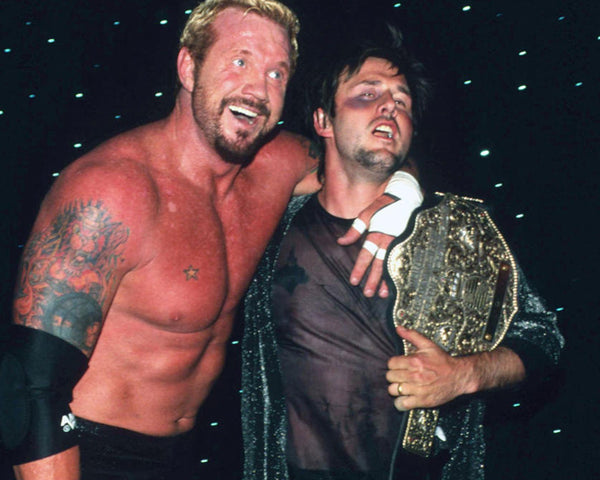 DAVID ARQUETTE - WCW Champ w/DDP  8x10