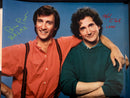 Perfect Strangers 16x20 (b) dual Signed by Bronson Pinchot & Mark Linn-Baker. Includes "Balki" & "Larry" character names