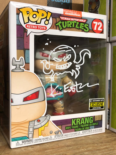 Kevin Eastman signed and sketch Krang Funko pop Winter Deal 2024