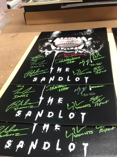 The Sandlot 12x18 (c) cast of 9 WINTER DEAL 2024