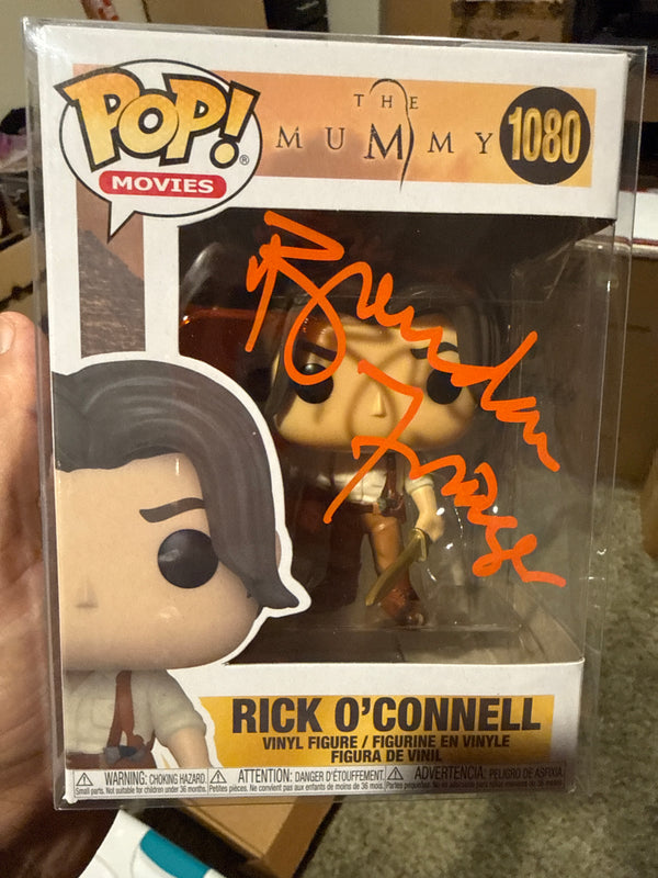 Brendan Fraser signed mummy pop (1a)