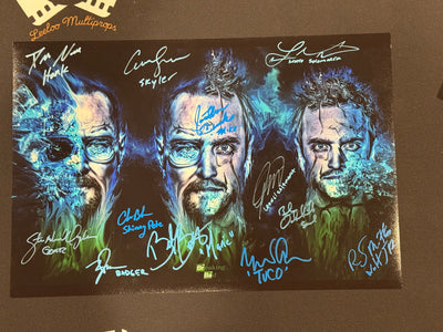 Breaking Bad 12x18 (A3)cast of 12: Dean, Gunn, RJ, Odenkirk, Banks, Cruz, Matt, Charles, Betsy, Luis & Daniel Moncada, Steven Q.