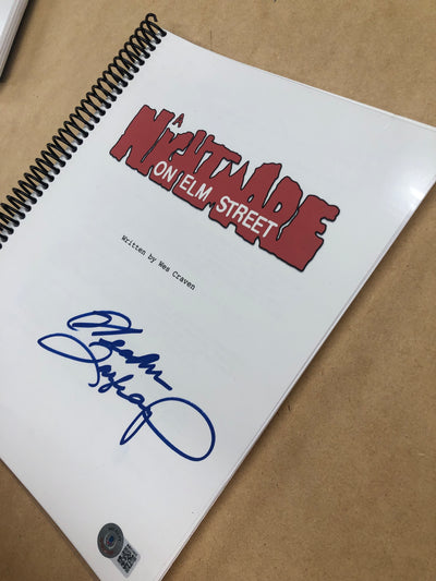 A Nightmare on elmstreet script signed by Heather Langenkamp WINTER DEAL 2024