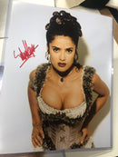 Salma Hayek signed 11x14