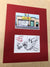 Clerks signed post card set-matted cast of 5: Winter Deal 2024