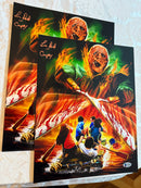 The Burning (1981) Lou David ‘Cropsy’ 11x14 *orange autograph