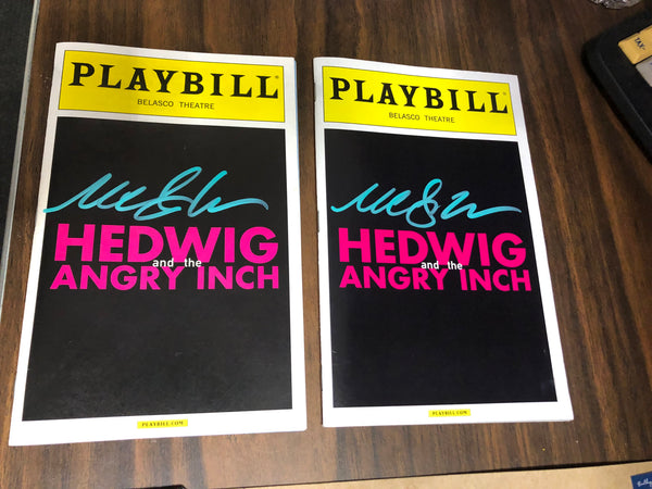 Hedwig playbill signed by Michael C. Hall