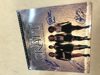 The Craft laserdisc signed by all 4 witches WINTER DEAL 2024