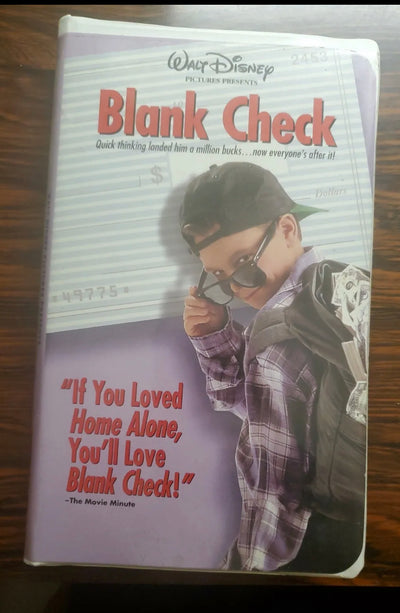 Brian Bonsall / Karen Duffy - Blank Check dual VHS