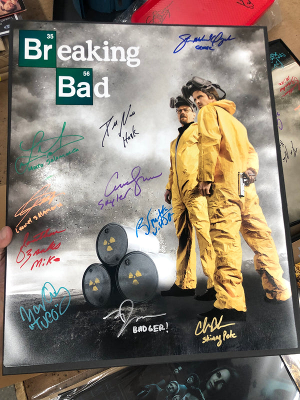 Breaking Bad 16X20 (B1) cast signed by 12 PRE ORDER RICC 2024