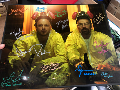 Breaking Bad 16X20 (C1) cast signed by 13 PRE ORDER RICC 2024