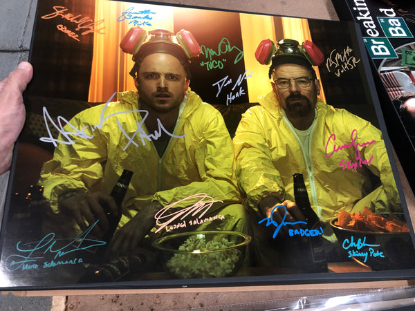 Breaking Bad 16X20 (C2) cast signed by 13 PRE ORDER RICC 2024