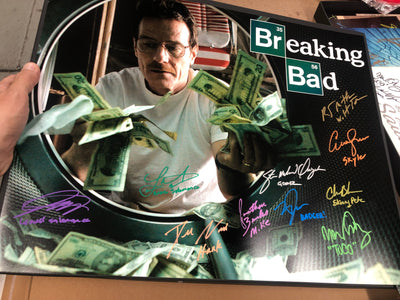 Breaking Bad 16X20 (D2) cast signed by 12 PRE ORDER RICC 2024